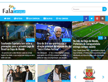 Tablet Screenshot of falacaragua.com.br